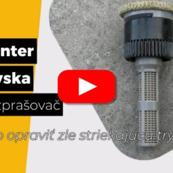 Hunter závlaha - Tryska typu rozprašovač - Ako opraviť zle striekajúcu závlahu a ušetriť peniaze